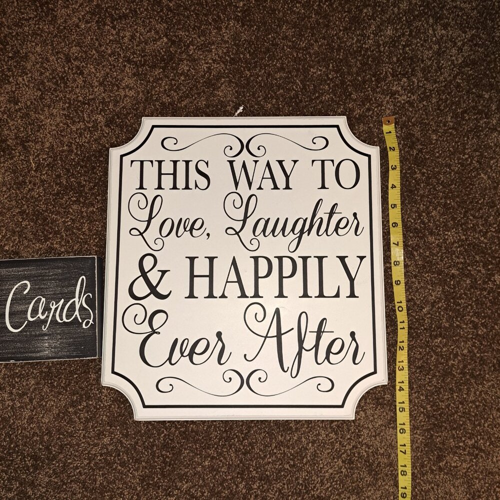 Hobby Lobby Bundle of Wedding,Card And Guest Book Signs - Picture 9 of 12